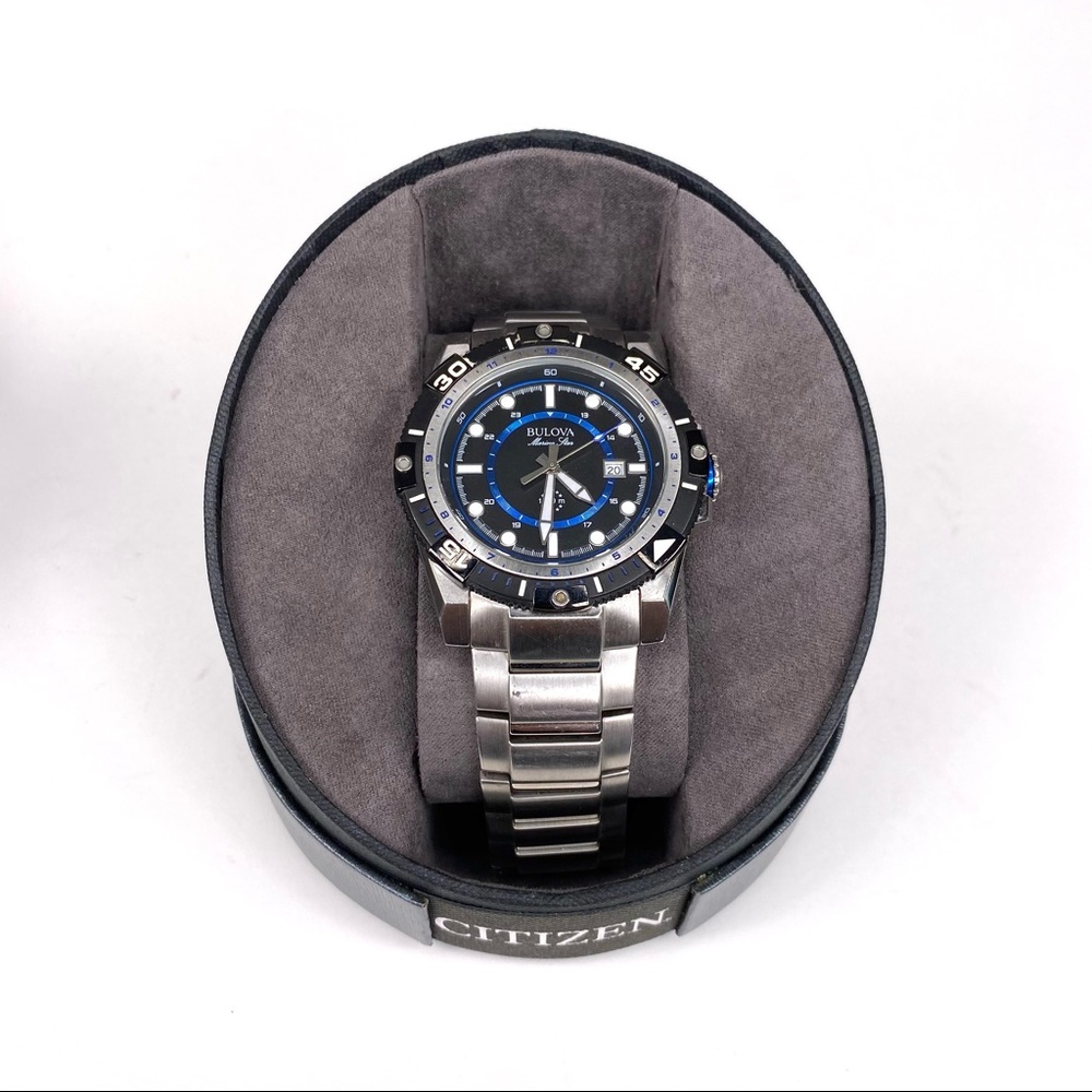 Men’s Stainless Steel Bulova Marine Star Watch